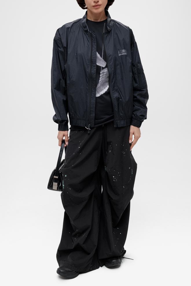 Лонгслив MM6 Maison Margiela t-shirt deep black 9050251243